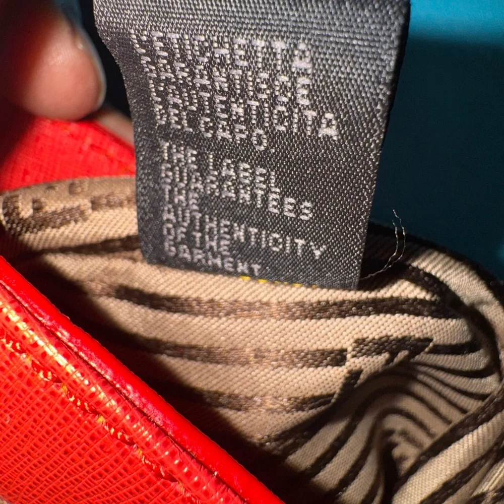 Fendi Red Crossbody Bag with Gold Accent - Picture 14 of 16